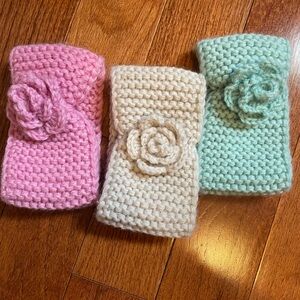 Knit headbands/ear warmers for girls 1-4